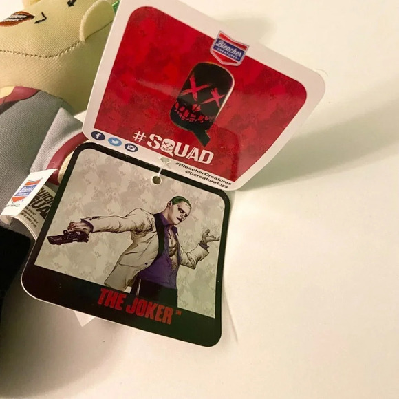 2016 Bleacher  Creatures Suicide Squad The Joker 7 Inch Plush Stuffed Toy - Picture 8 of 13